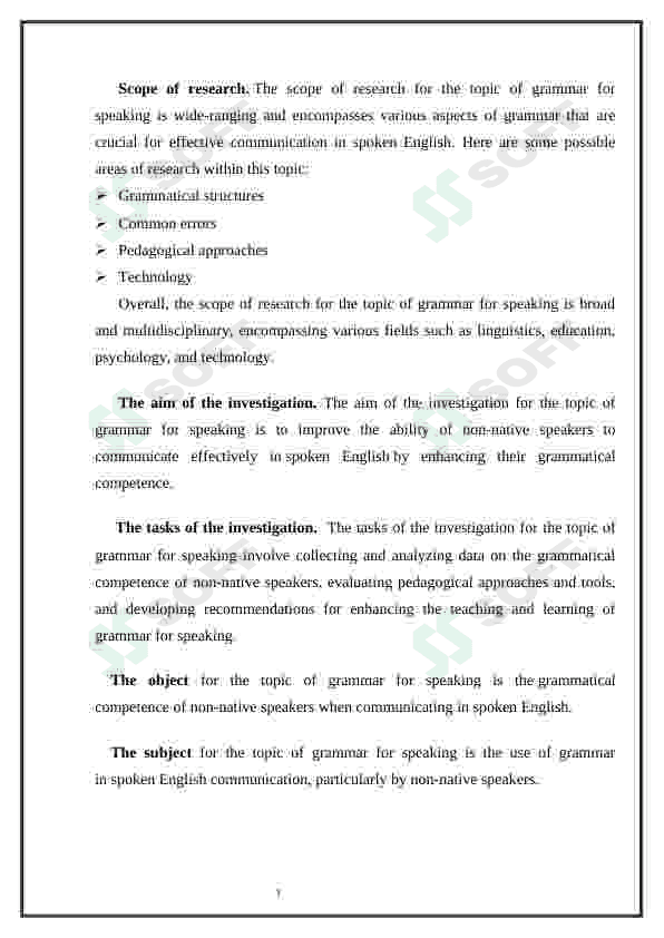 Grammar for speaking 3
