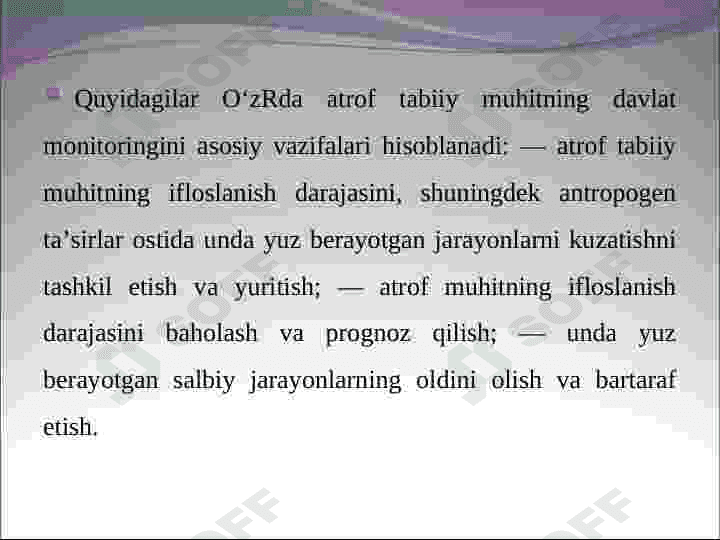 Atrof-muhitning asosiytarkibiy qismlari 3