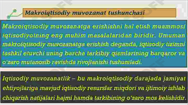 Makroiqtisodiy muvozanatnining klassik nazariyasi 3