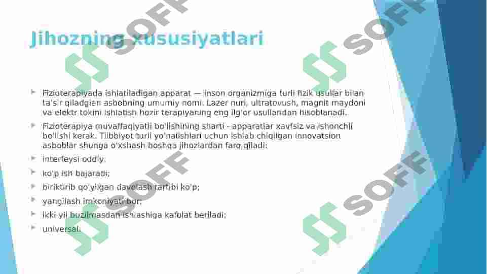 Fizioterapiyaning zamonaviy usullari 3