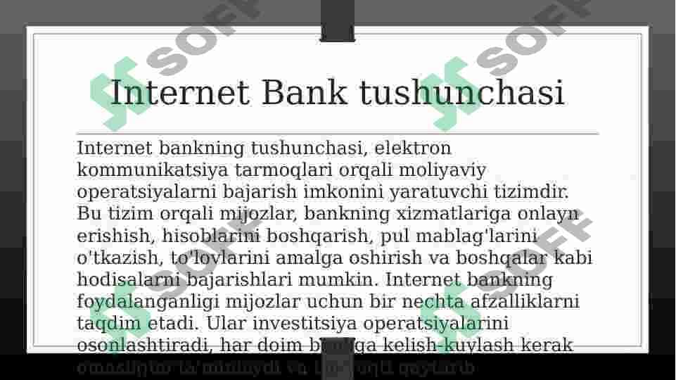 internet bankning  tizimini ishlash texnologiyasi 3