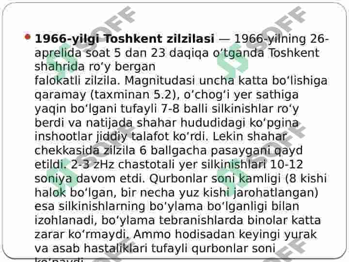 1967-yilda sodir bo’lgan Toshkentdagi zilzila oqibatlari 3