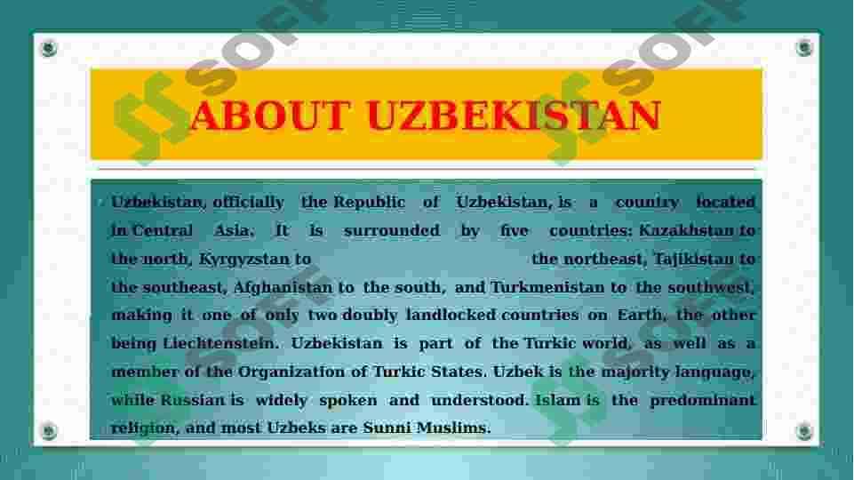 ABOUT UZBEKISTAN. 3
