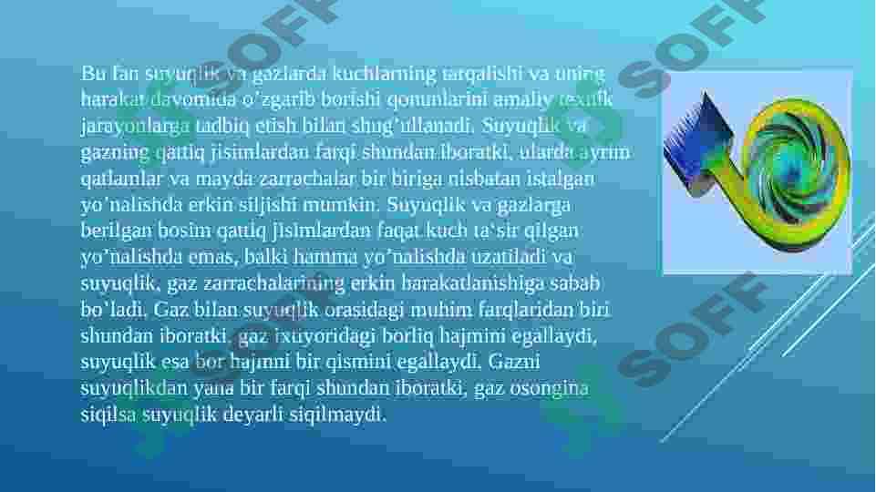 Bosimli quvurlar. Bosimli quvurlarda suyuqlik harakati paytida yo`qotilgan bosim 3
