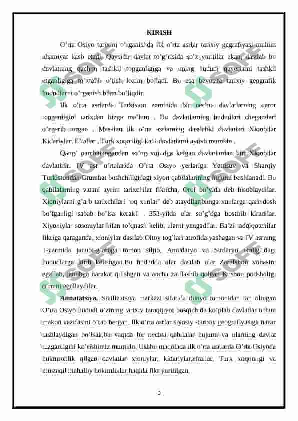 Ilk oʻrta asrlar tarixiy geografiyasi 3