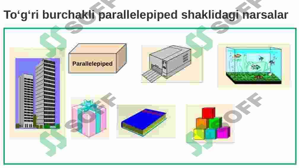 TO'G'RI BURCHAKLI PARALLELEPIPED 3