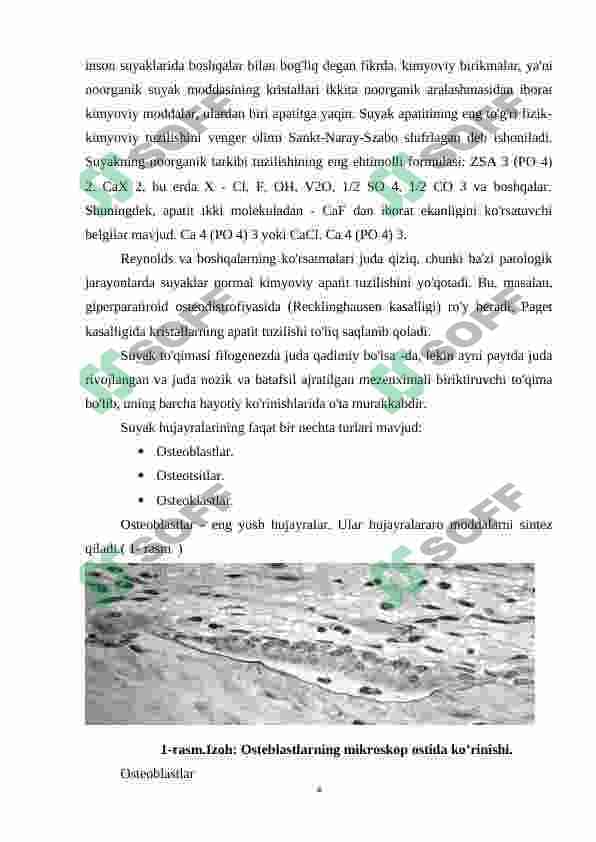 SUYAKLAR TUZLISHI , MUSKUL TOQIMASI TUZILISHI  XILMA - XILLIGI VA RIGERENASI 3
