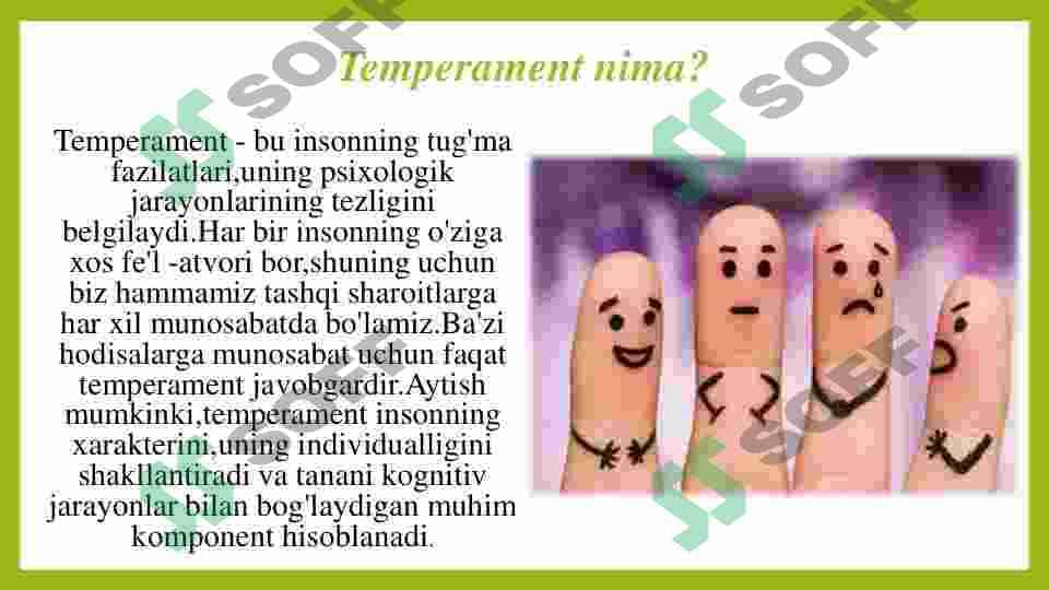 Temperament turlari va ularning psixologik turlari 3