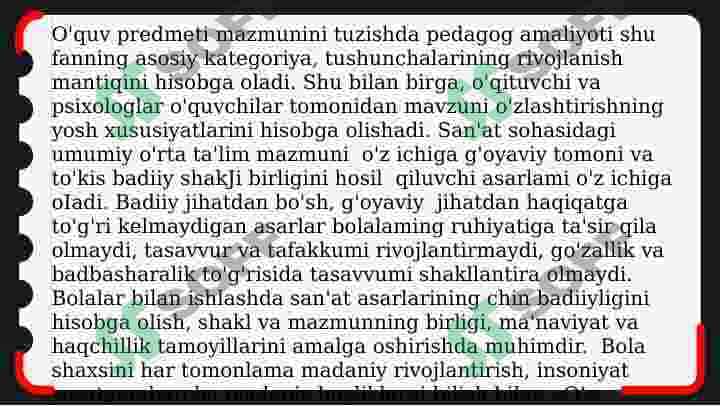 BOSHLANG'ICH MAKTABDA INTEGRATSIYALASHGAN 3