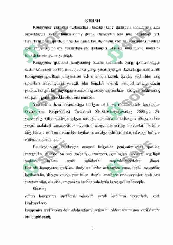 ADOBE PHOTOSHOP DASTURNING GRAFIK OBYEKTLARDA RANGLAR VA QATLAMLAR BILAN ISHLASHNING ZAMONAVIY USULLARI. 3