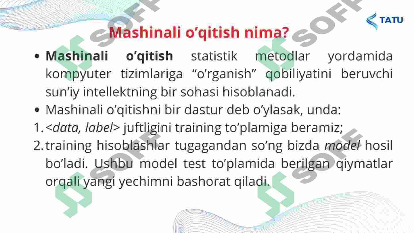 Sun'iy intellekt va mashinali o'qitish uchun parallel hisoblash tizimlari 3