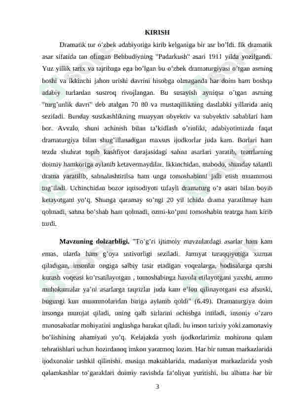 Usmon Azim dramaturgiyasi 3