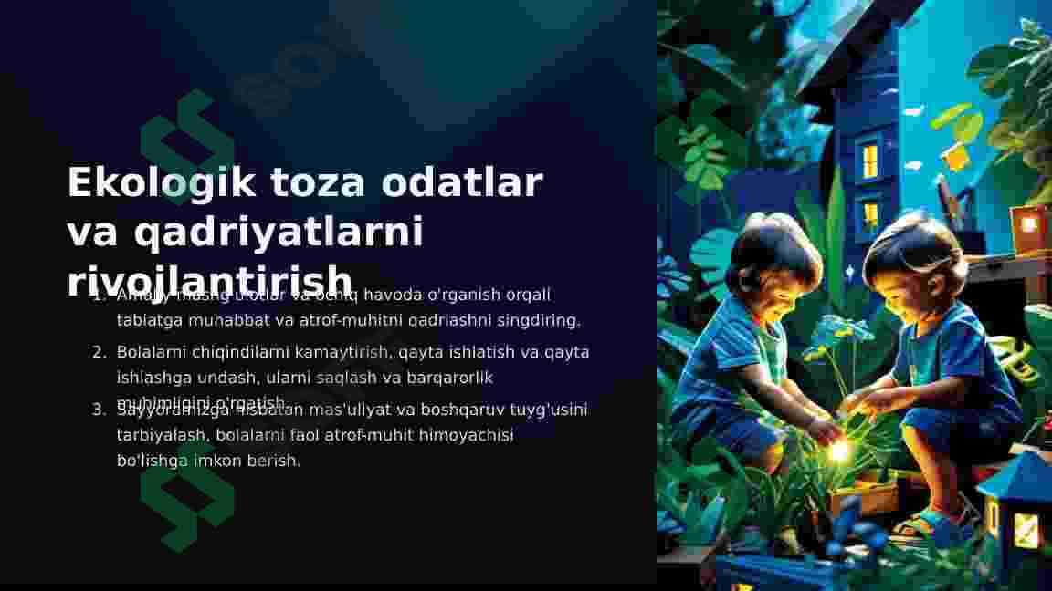 2-Maktabgacha yoshdagi bolalar uchun ekologik ta'lim 3