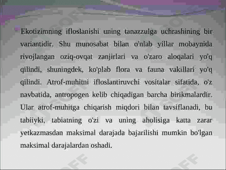 Tuproq ifloslanishi monitoringi 3