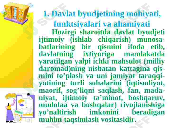 Davlat byudjeti, byudjet taqchilligi va davlat qarzi. 3