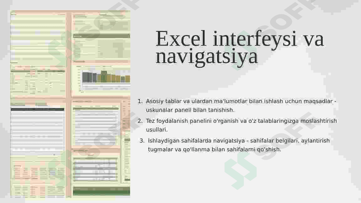 MS Excel dasturi va uning interfeysi 3
