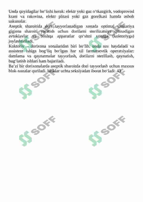 DORIXONA SHAROITIDA DORI VOSITALARINI TAYYORLASH VA DORI VOSITALARINI SIFATINI NAZORAT QILISH 3