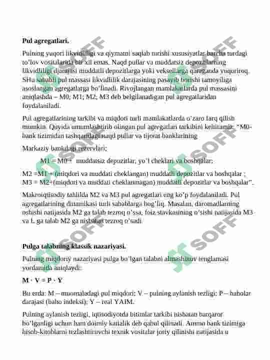 pul bozorida muvozanat 3