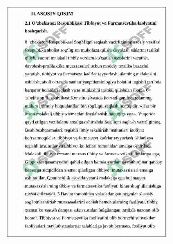 Dorixona va Farmatsevtika tashkilotlarida farmoyish xujjatlari 3