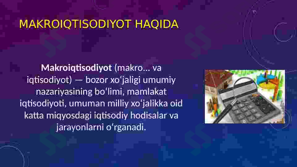 Makroiqtisodiyotni yuzaga kelishi, klassik maktab iqtisodiy qarashlari 3