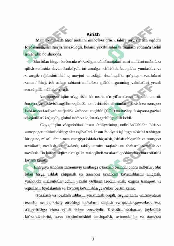IQLIMNING ANTROPOGEN OMILLARI TA'SIRIDA O'ZGARISHIGA CHORA TADBIRLAR KO'RISH 3