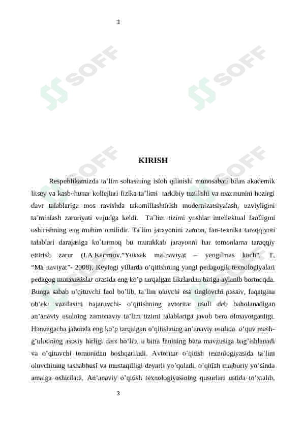 ‘’MASALA YECHISH MASHG’ULOTLARIDAN PEDAGOGIK TEXNOLOGIYALARDAN FOYDALANISH  USULLAR’’ 3