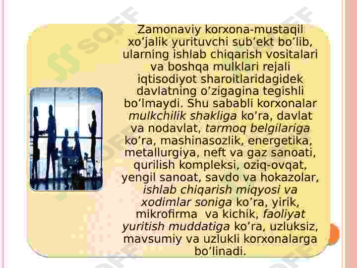 korxonaning belgilari 3