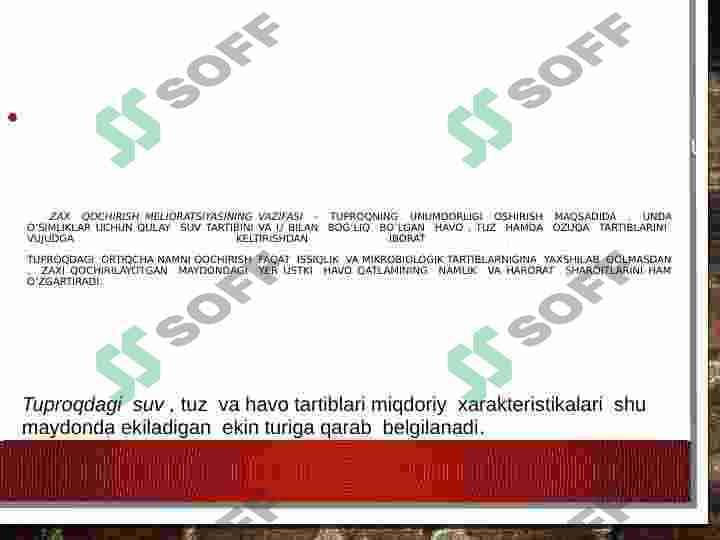 SUV XO‘JALIGI VA MELIORATSIYA SOHASIGA XIZMAT QILUVCHI QIDIRUV-LOYIHA, ILMIY VA ISHLAB-CHIQARISH KORXONA VA TASHKILOTLARI 3