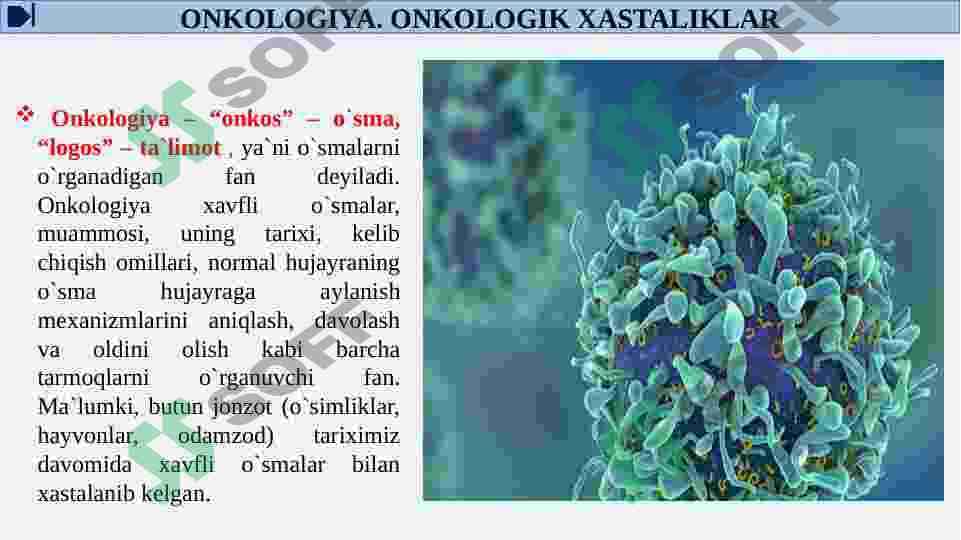 ONKOLOGIK XASTALIKLAR BILAN OG’RIGAN BEMORLAR PARVARISHI XUSUSIYATLARI 3