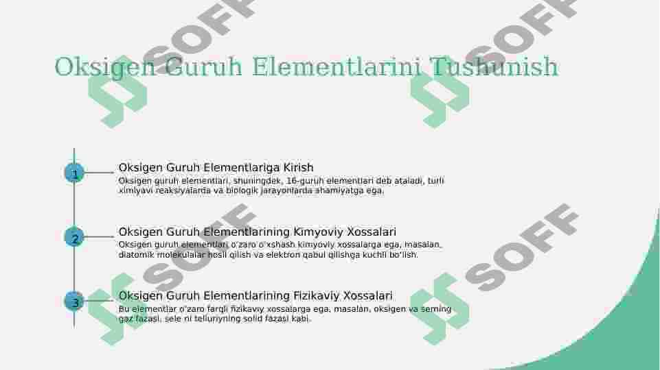 Kislorod guruhchasi elementlari 3