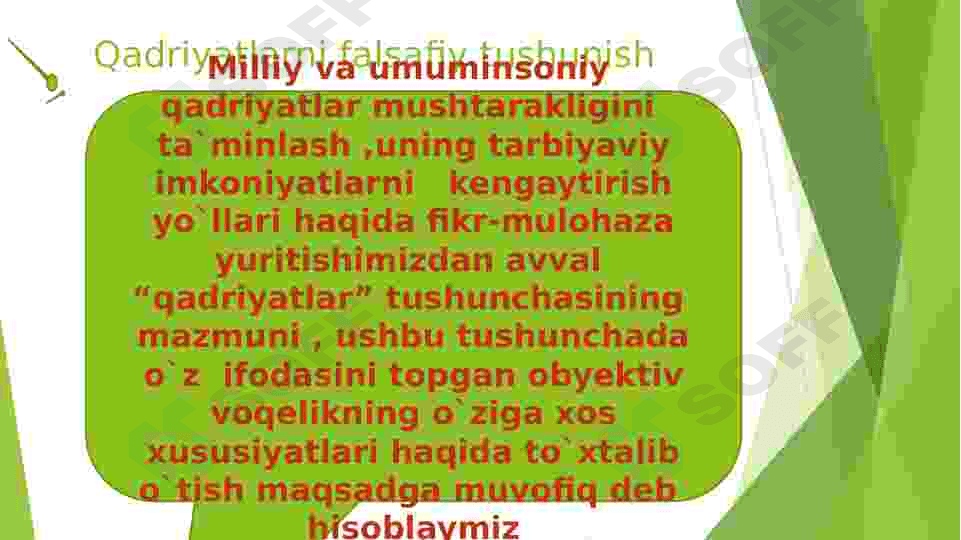 Mustaqil ish mavzusi:Milliy va umuminsoniy qadriyatlar dialektikasi 3