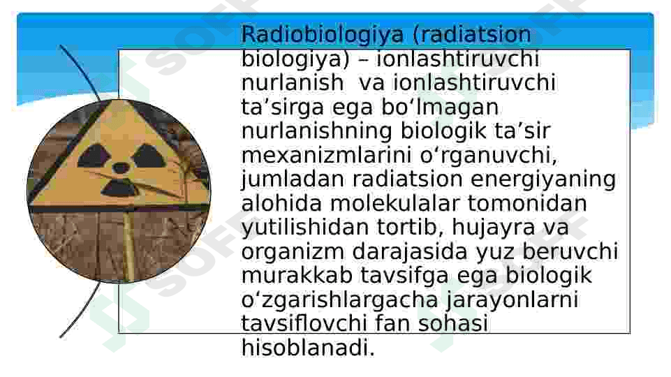 Dunyodagi texnogen falokatlarning kelib chiqishida radiatsiyaning oʼrni 3