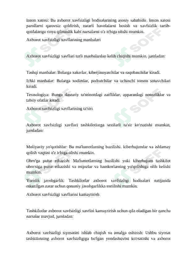 Biznes jarayonlarining axborot xavfsizligi 3