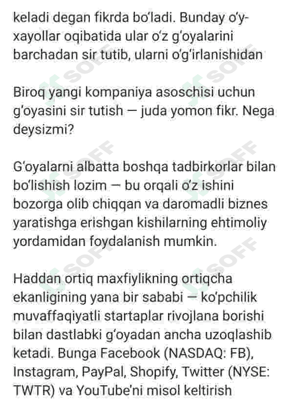 Yosh biznesmenlar uchun 3