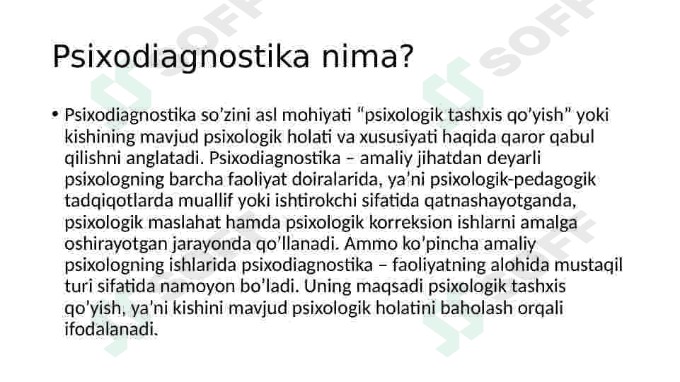 Kasbiy faoliyat psixodiagnostikasi va kasbiy layoqat tashxisi 3