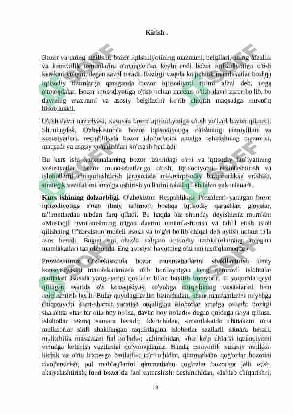 Korxonalarning bozor tizimidagi o'rni va iqtisodiy faoliyatining xususiyatlari 3