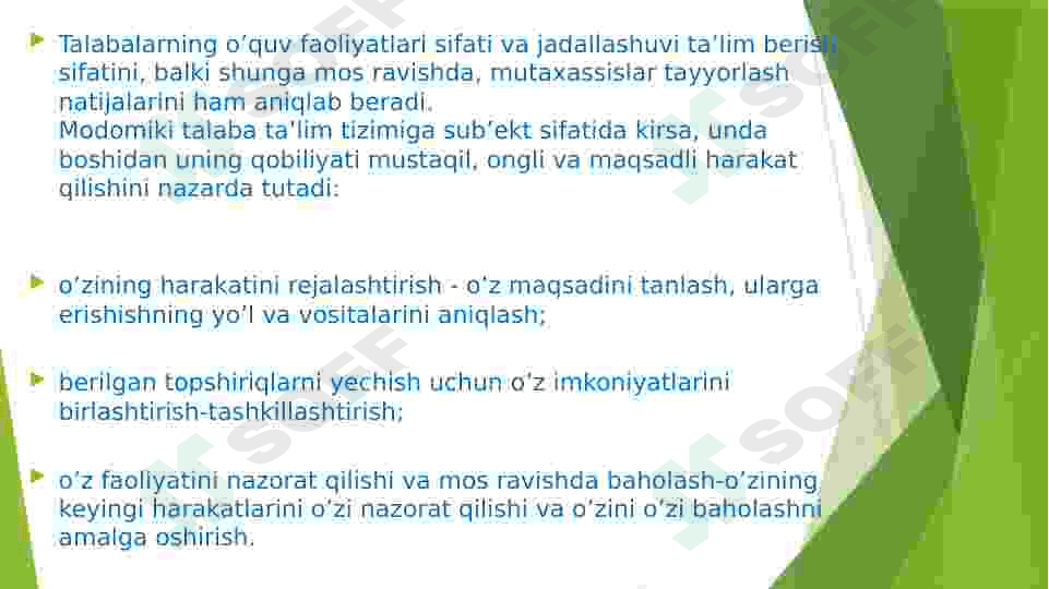 Talabalarning mustaqil faoliyatlarini pedagogik boshqarishning mohiyati 3