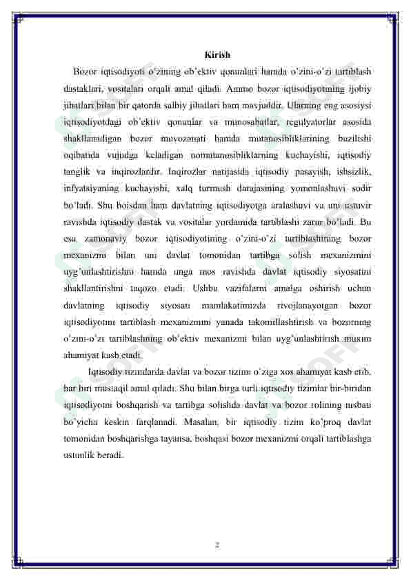 Iqtisodiyotni tartibga solishda davlatning ro'li 3