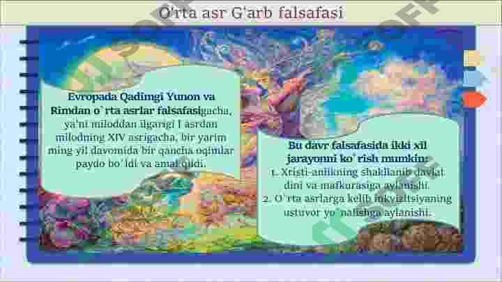 O'rta asr G'arb falsafasi, sxolastika, nominalizm va realizm 3