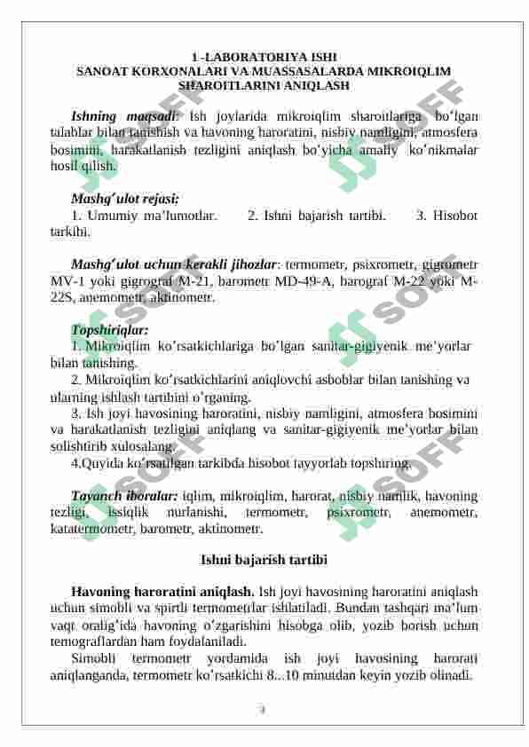o'quv qo'llanma laboratoriya 3