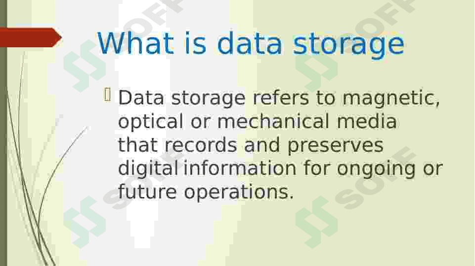 Data storage and backup 3