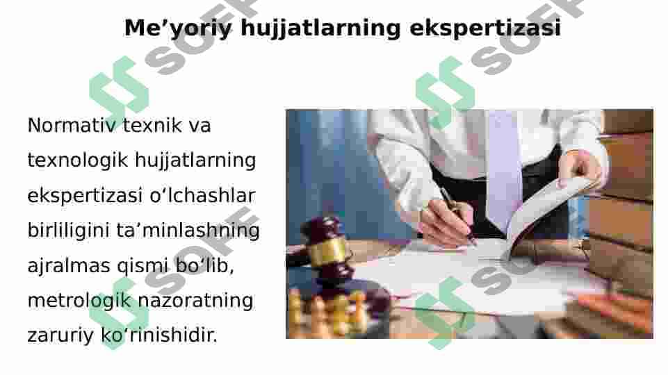 Me’yoriy hujjatlar ekspertizasini o’rganish 3