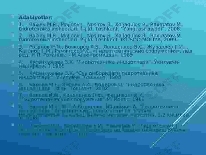 :” O‘ZBEKISTONNING SURXONDARYO HAVZASIGA KIRUVCHI HUDUDLARIDA SUG‘ORMA DEHQONCHILIKNING RIVOJLANISHI 3