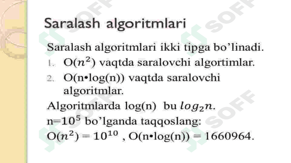 Saralash algoritmlari 3
