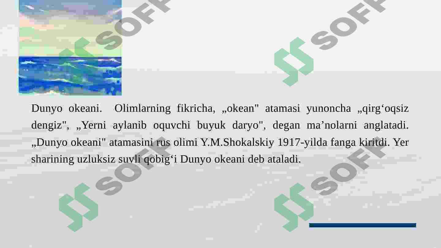 Dunyo Okeani 3