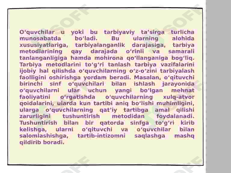 Tarbiyaning umumiy metodlari haqida  tushuncha 3