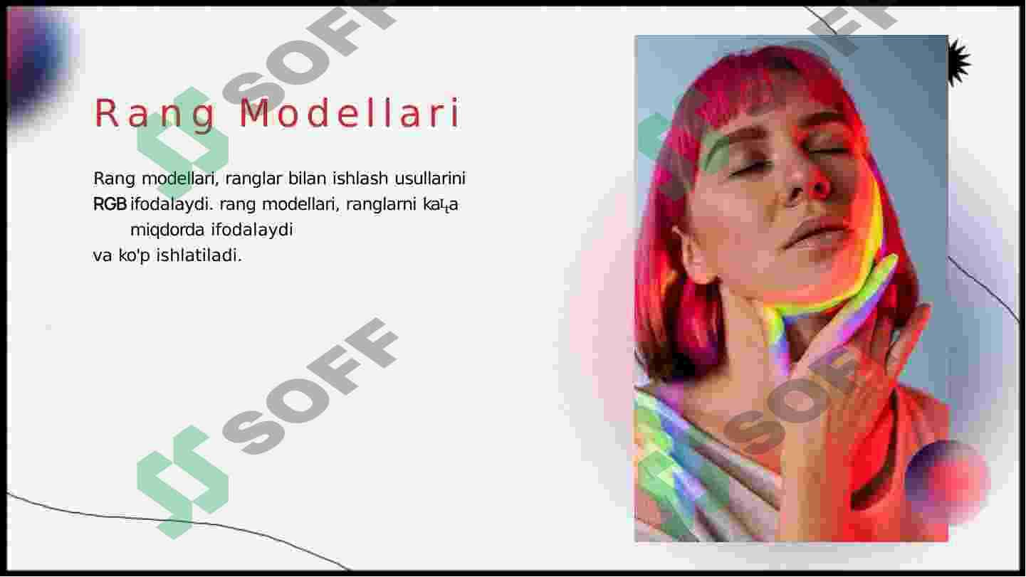 Rang Modellari: RGB, HSB, CMYK, HSLning Kompyuter Grafikasida Ahamiyati 3