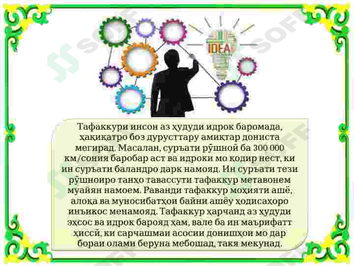 Тафаккур ва намудҳои он 3