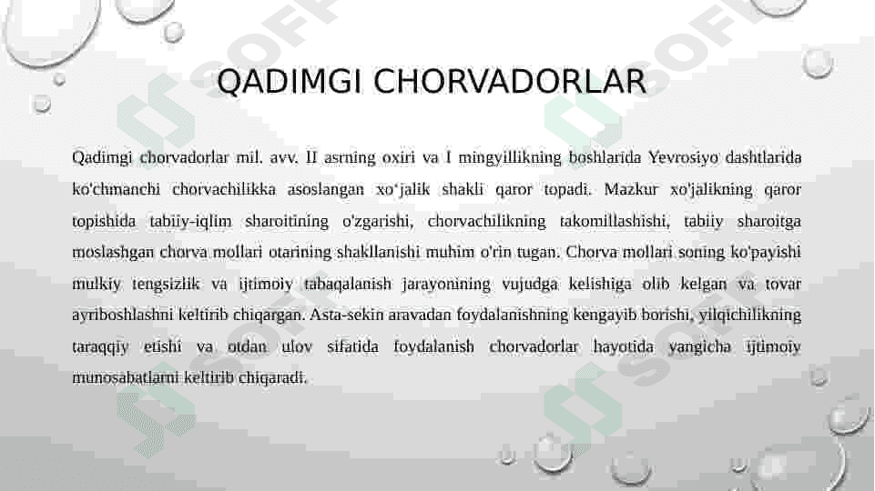 O’RTA OSIYONING DASHT VA TOG’OLDI HUDUDLARIDAGI CHORVADORLAR MADANIYATI 3