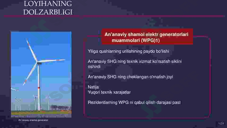 Parraksiz shamol generatorlari 3